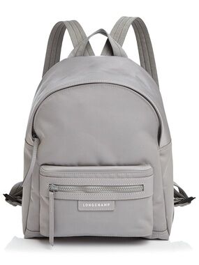 RARE Discontinued Longchamp Le Pliage Neo Backpack - Silver